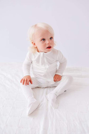 Kyte Baby Zippered Footie, Cloud